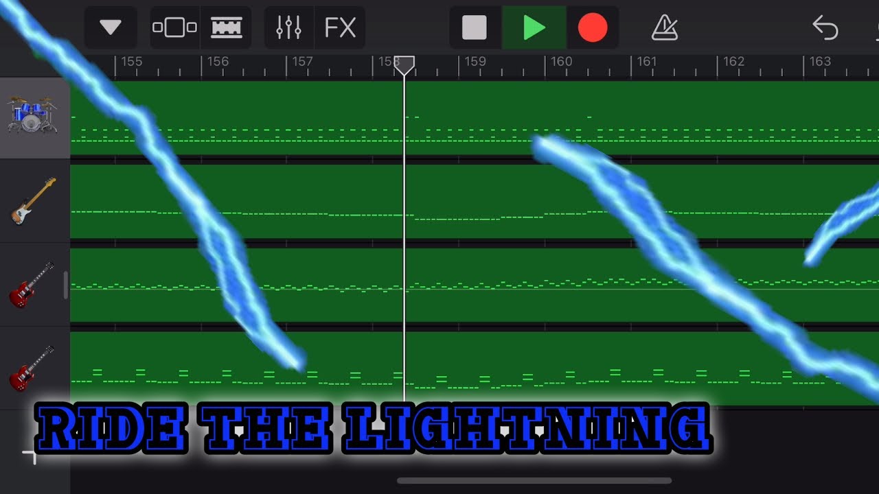 Metallica - Ride the lightning! (GarageBand cover)