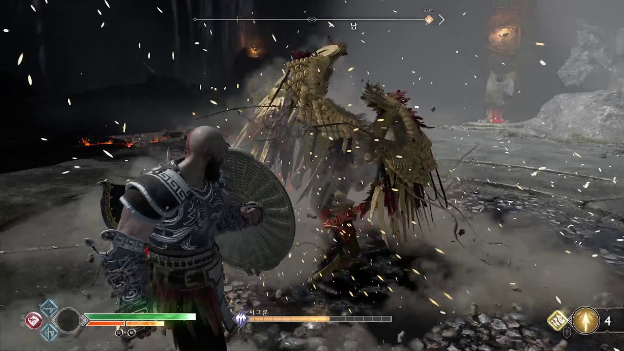 God of war New Game+ - Sigrun(Zeus Armor, GMGOW, No Weapon, No Damage)