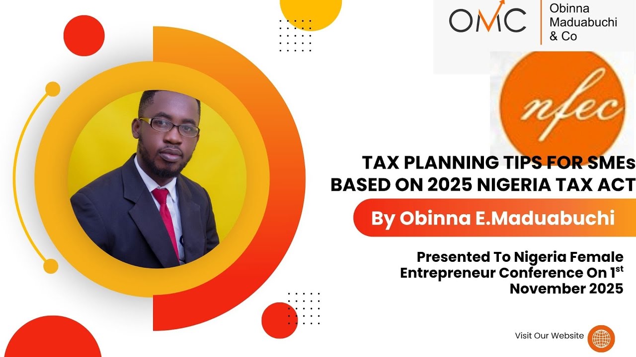 TAX PLANNING TIPS FOR SMEs IN NIGERIA