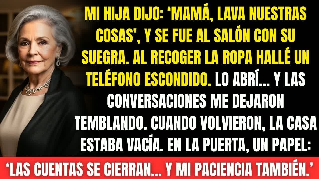 Mi hijo me dejò como estorbo： “Quédate”  Se fue con sus suegros… y al día siguiente, lo vio todo