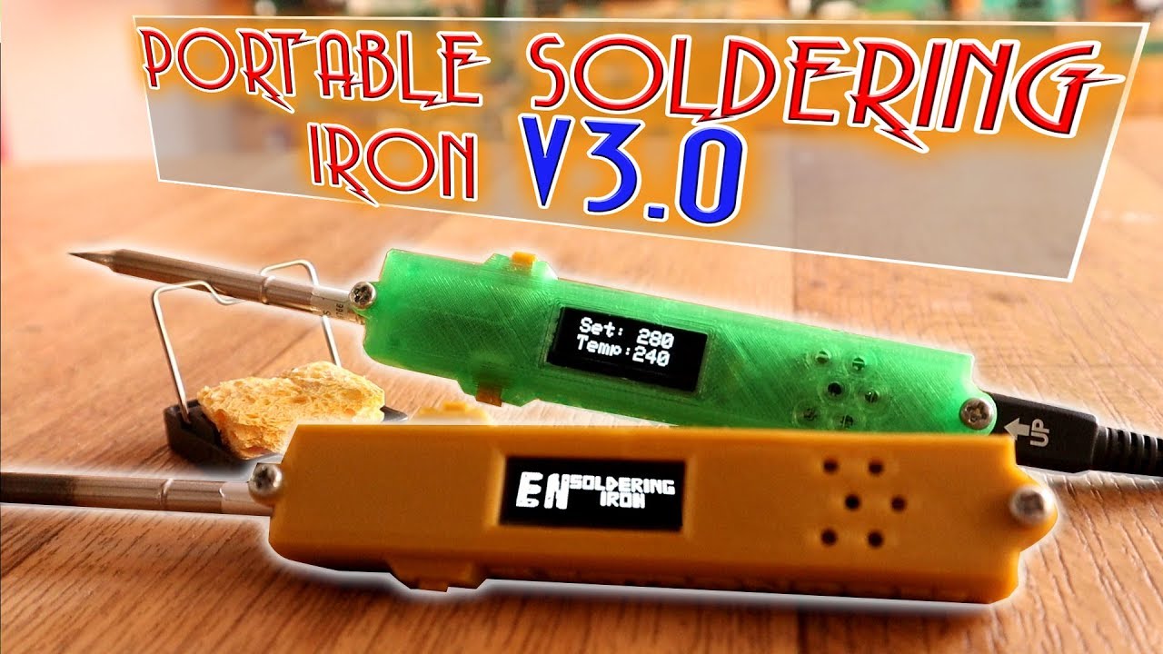 Arduino portable soldering iron board V3