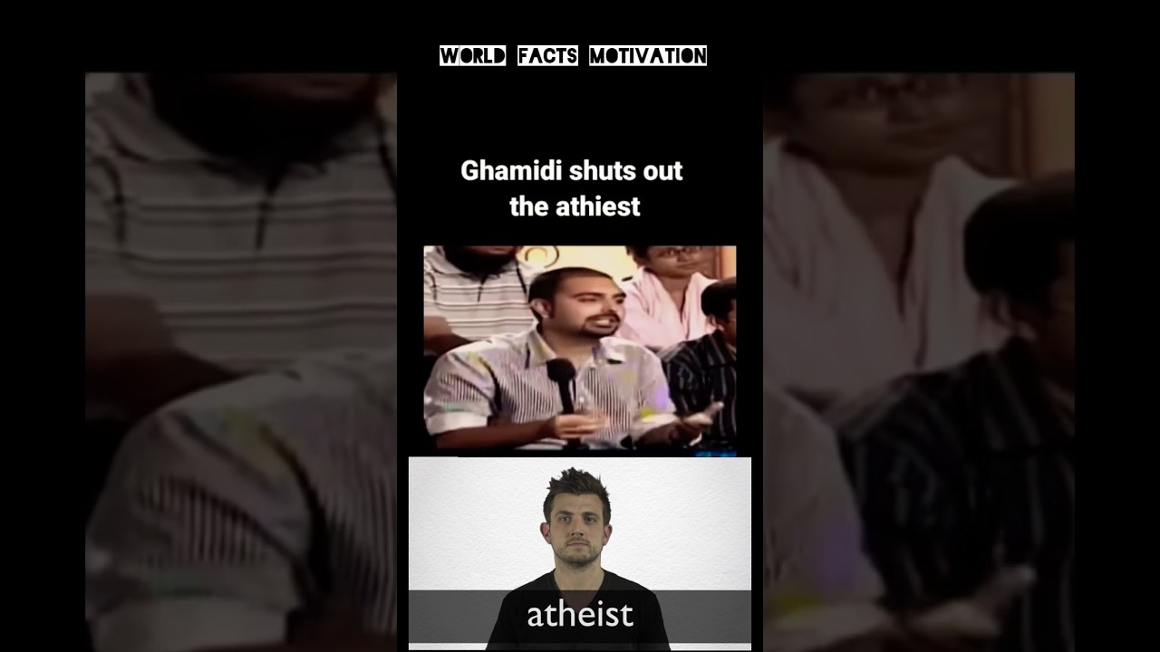 Atheist vs Javed Ahmad Ghamidi: A Battle of Wits and Beliefs. #shortvideo #viral #motivation #bayan.