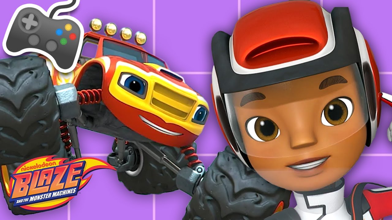 AJ's Auto Arcade #4! | Games for Kids | Blaze and the Monster Machines