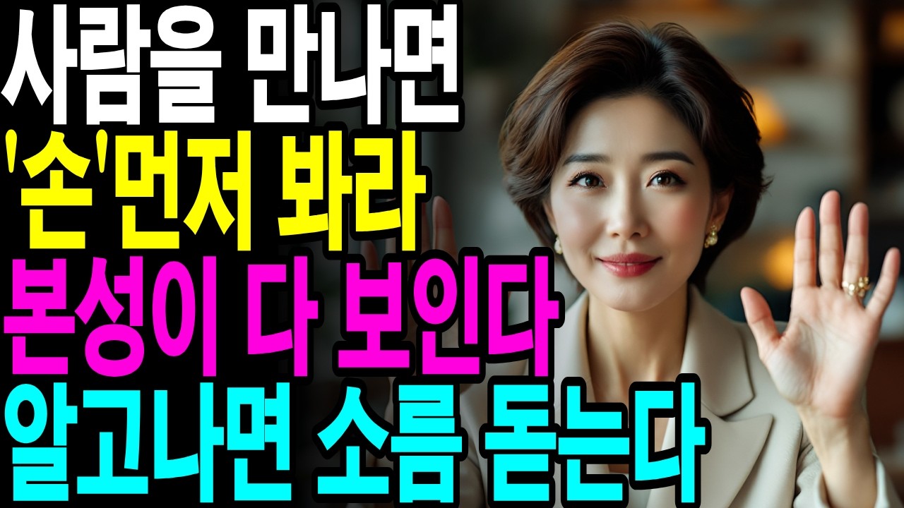 한눈에 본모습을 빠르게 파악하는 최고의 방법 5가지ㅣ사람보는법ㅣ 인간관계본성ㅣ 사람의본성신호