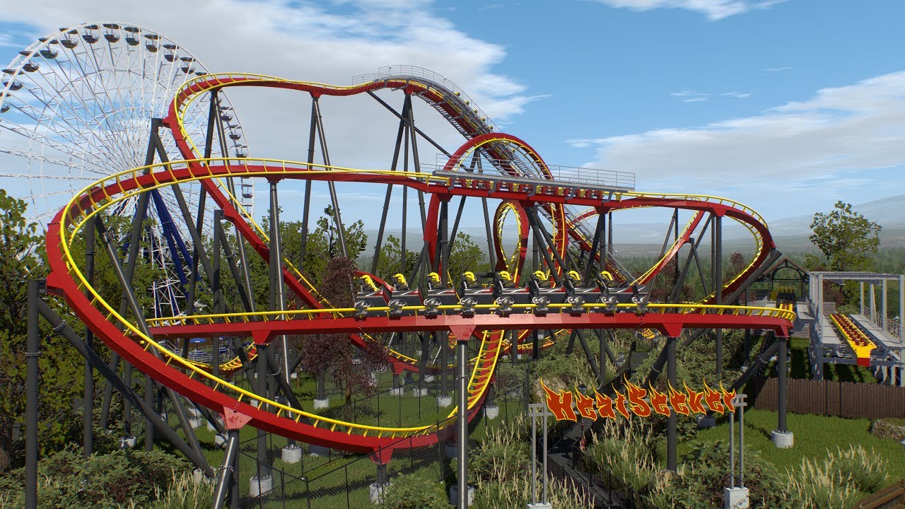 HeatSeeker - Compact Old-School B&M Sitting Coaster - NoLimits 2 Roller Coaster Simulator