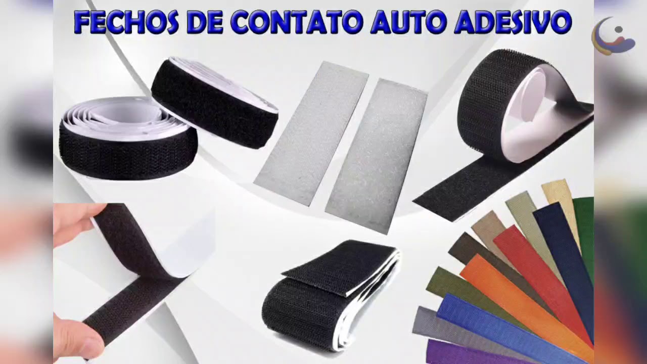 NOVIDADE! FITA FIXADORA FECHO DE CONTATO COM VELCRO AUTO ADESIVO