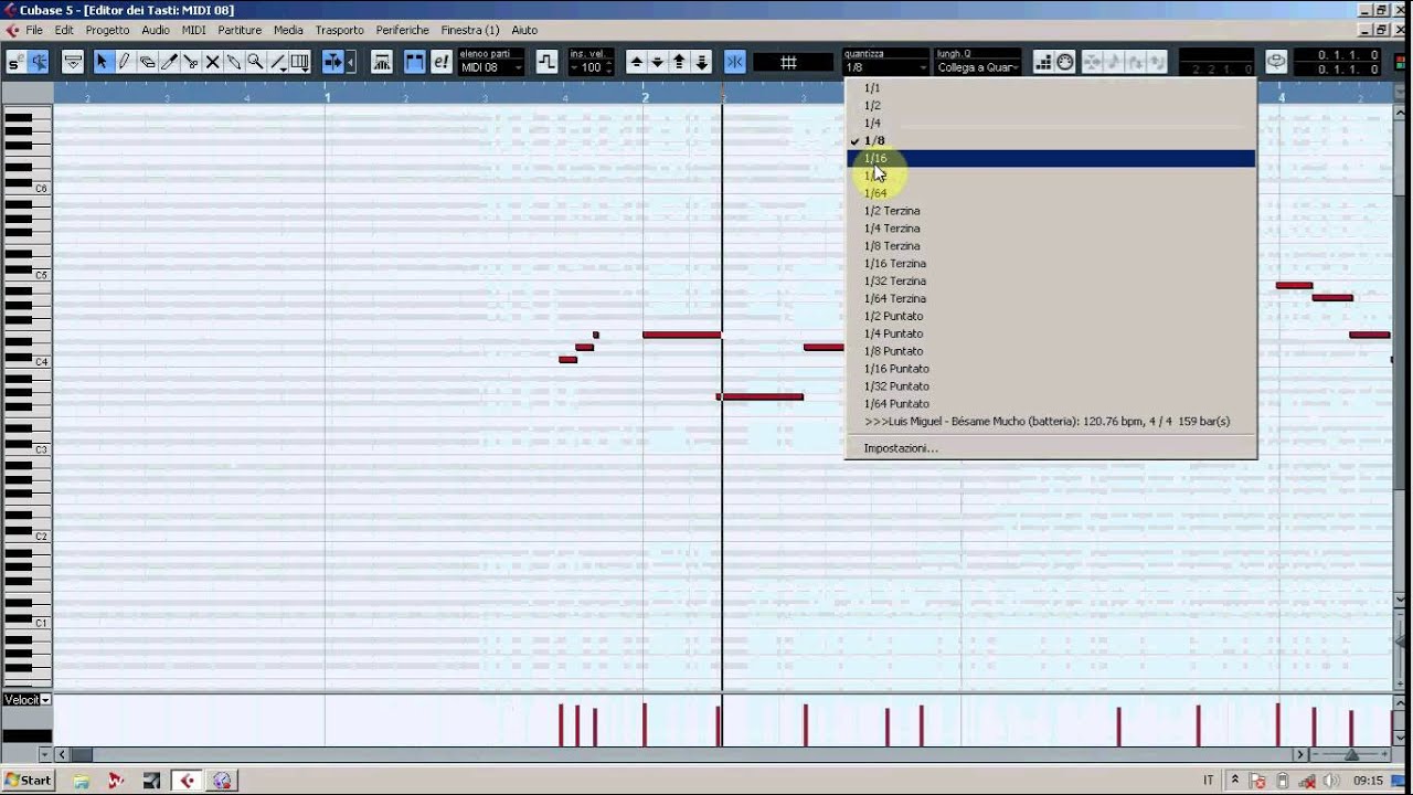105) Cubase Tutorial Feat. @lessio MIDI: Quantizzare, togliere le doppie e aggiustare la velocity