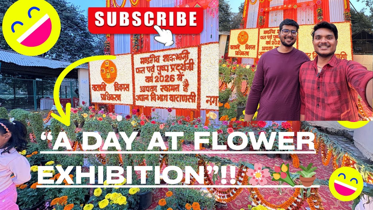 “ A Day At Flower Exhibition 