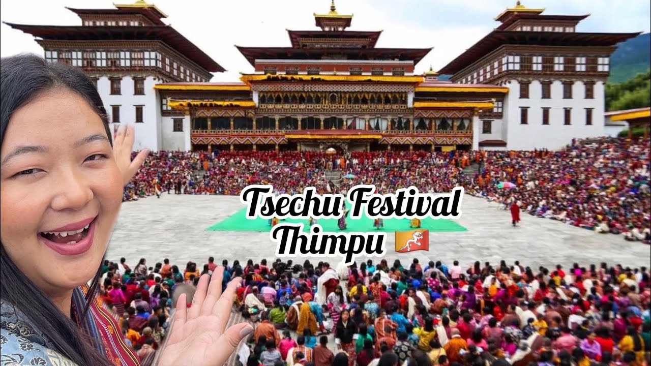 Attended Tsechu Last Day In Thimpu | Our Bhutanese Look |