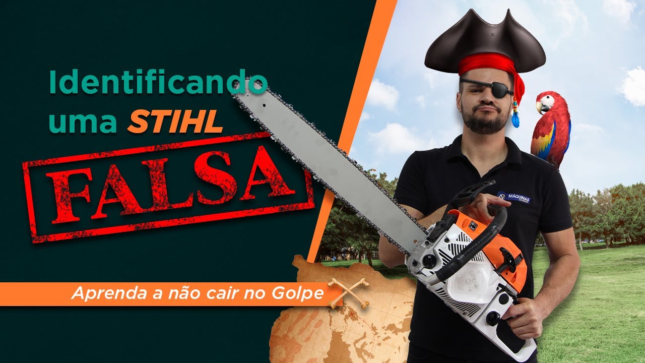 Stihl FALSIFICADA ou do PARAGUAI, como identificar? No Paraguai ela é diferente mesmo?