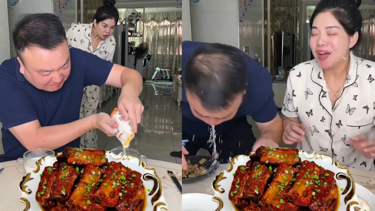 My stupid husband tried to frame me with salt, let me show you how I prank him