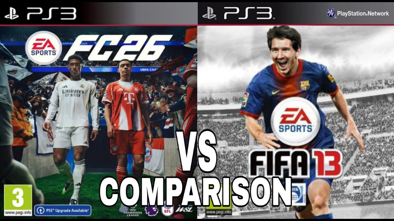 EA FC 26 Vs FIFA 13 PS3