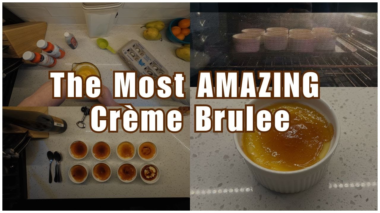 Making Creme Brulee for Christmas!