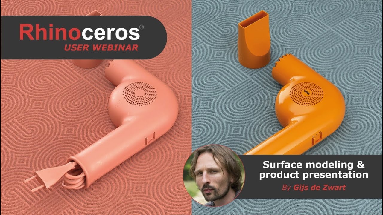 Rhino User Webinar: Surface Modeling and Product Presentation