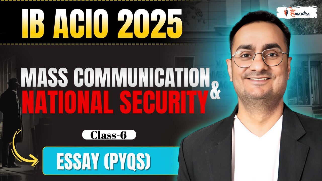 IB ACIO  TIER 2 I NEW PATTERN I  Essay writing I Class 06 | DESCRIPTIVE PAPER I HeMantra