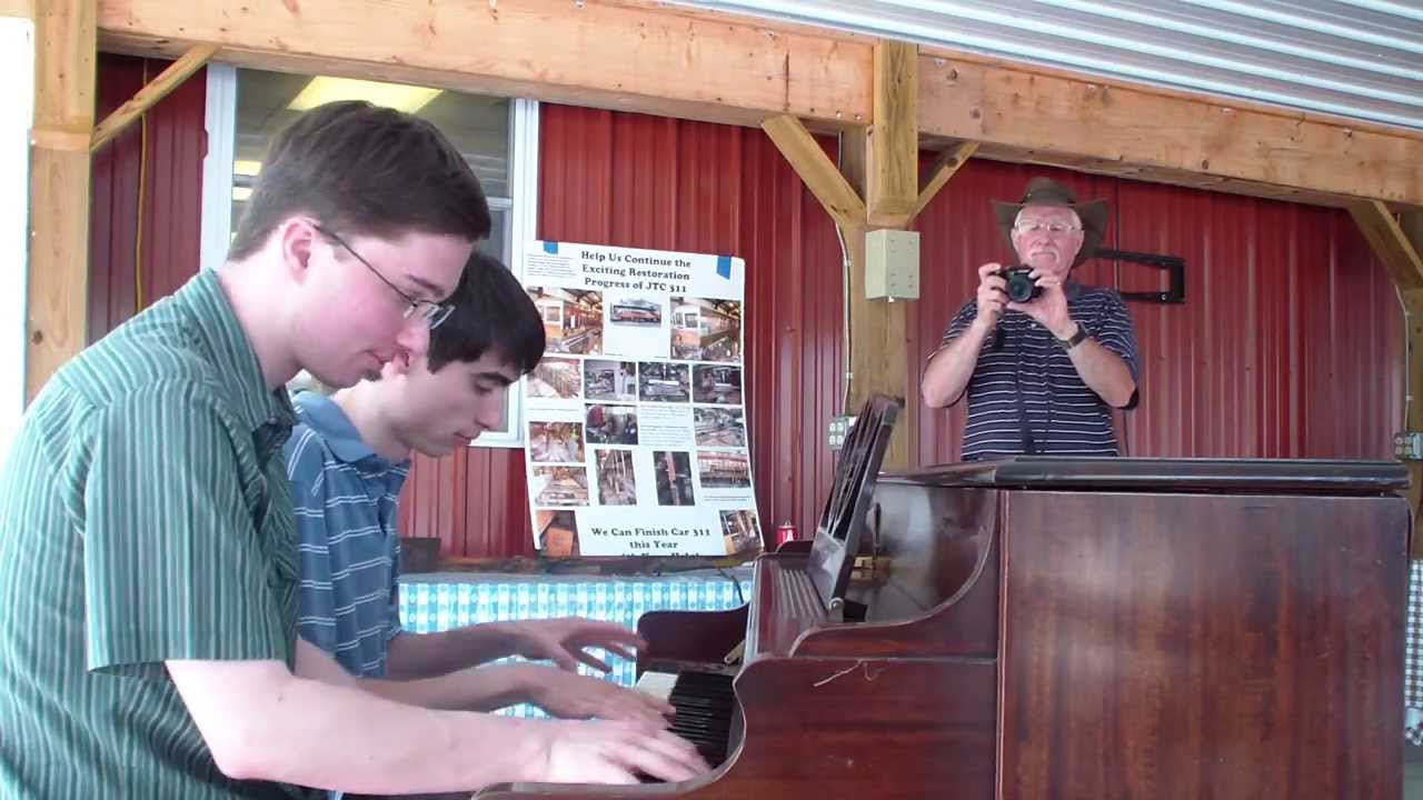 Swanson and  Mancuello |.12TH STREET RAG|Central PA Ragtime Festival|June 23 2013|Street Piano