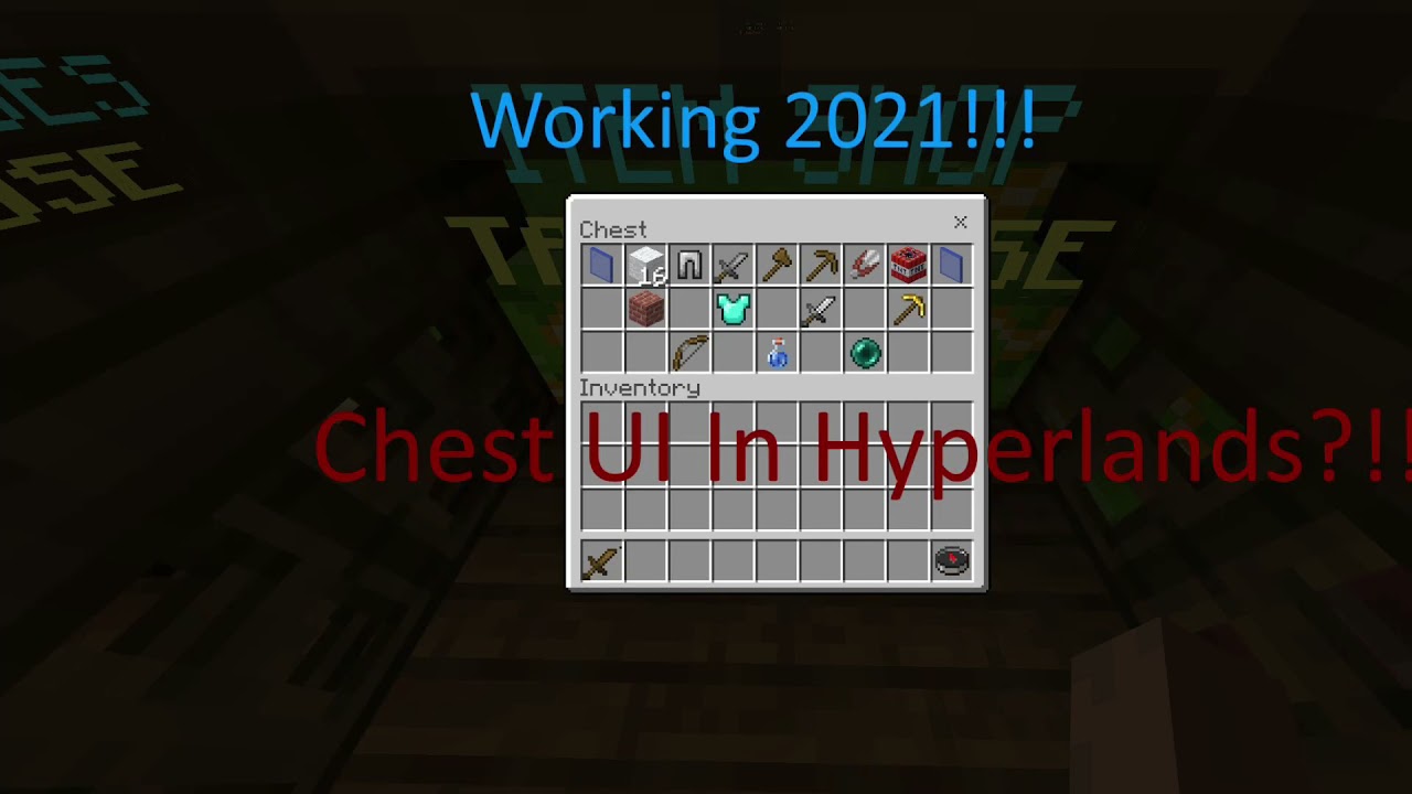 How To Turn On Chest UI (Quick Buy) In Hyperlands (Hypixel Bedrock)