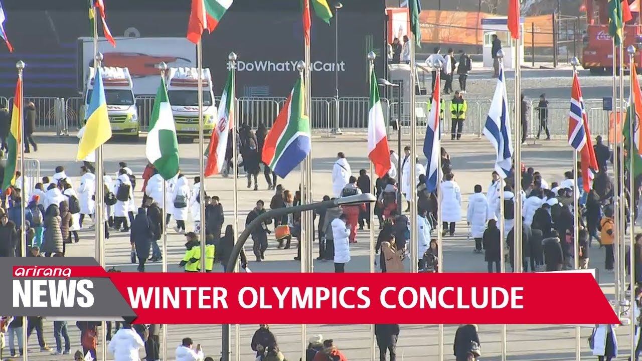 PyeongChang Winter Olympics to end on Sunday with closing ceremony