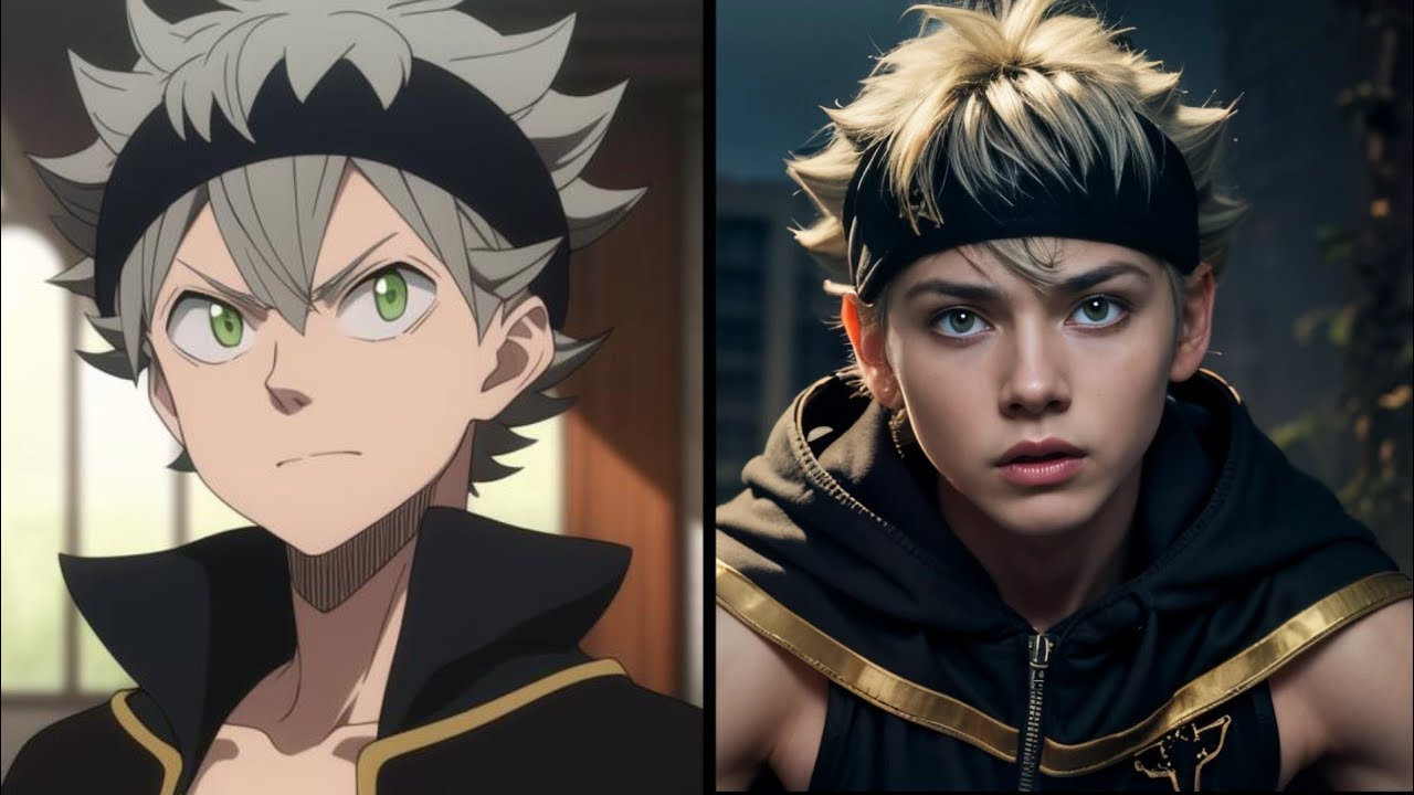 Black Clover ♣️ Characters in Real Life ( AI generated )
