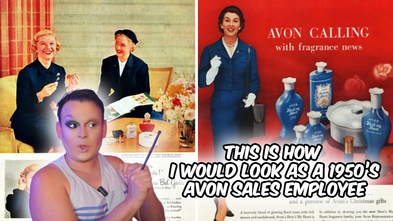 Как бы я делала макияж, если бы работала в компании Avon в 1950-х годах