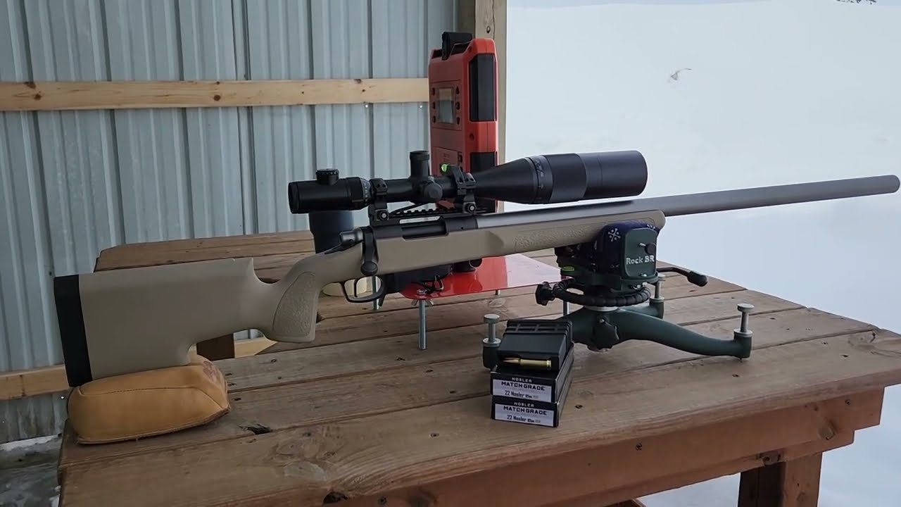 22 Nosler "Unleashed" - Тест затворной задержки - 100 ярдов - Заводской Nosler 85gr RDF | Little ...