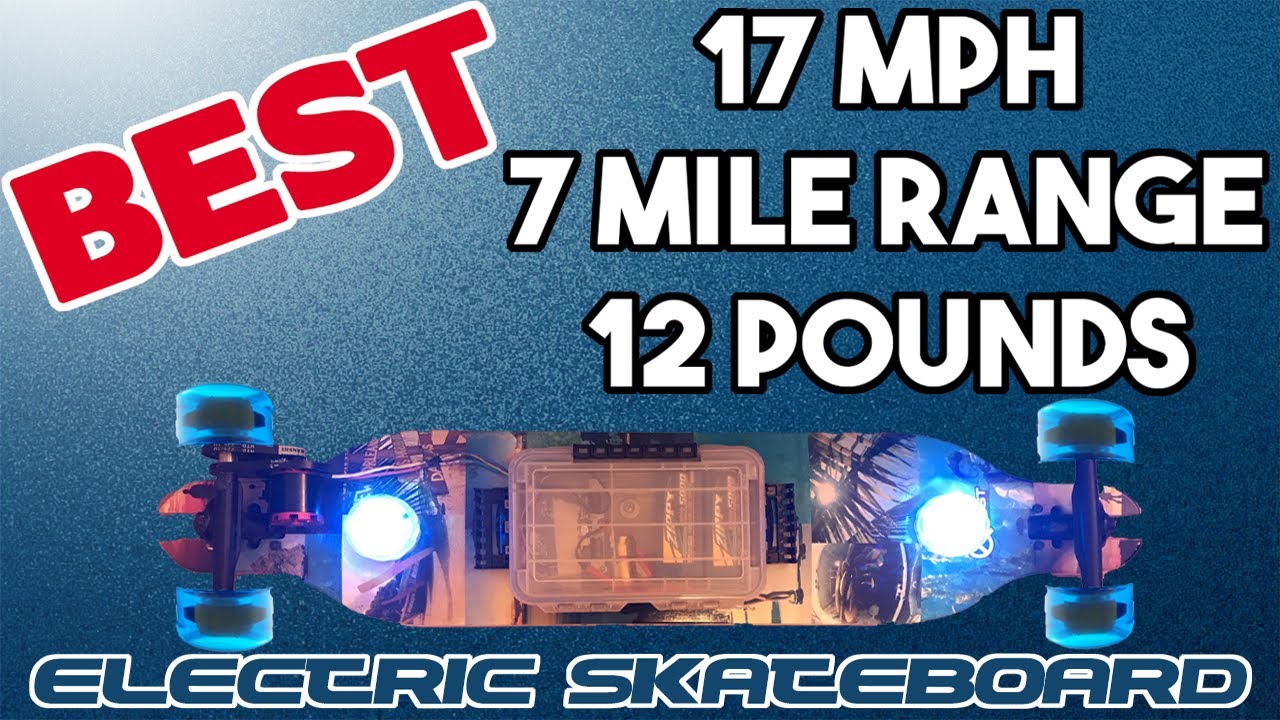 DIY $250 Electric Skateboard Cheap FAST Light