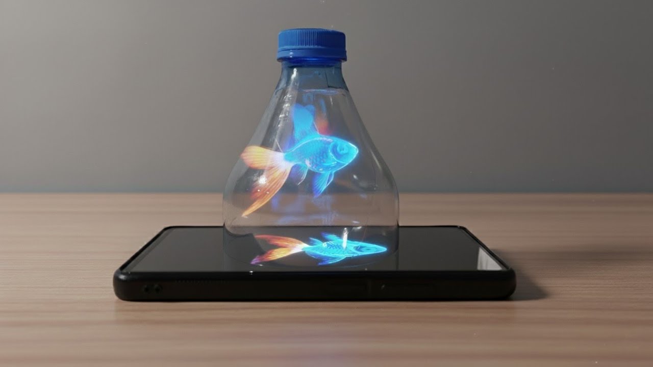 Making a hologram at no cost | Bottle recycling