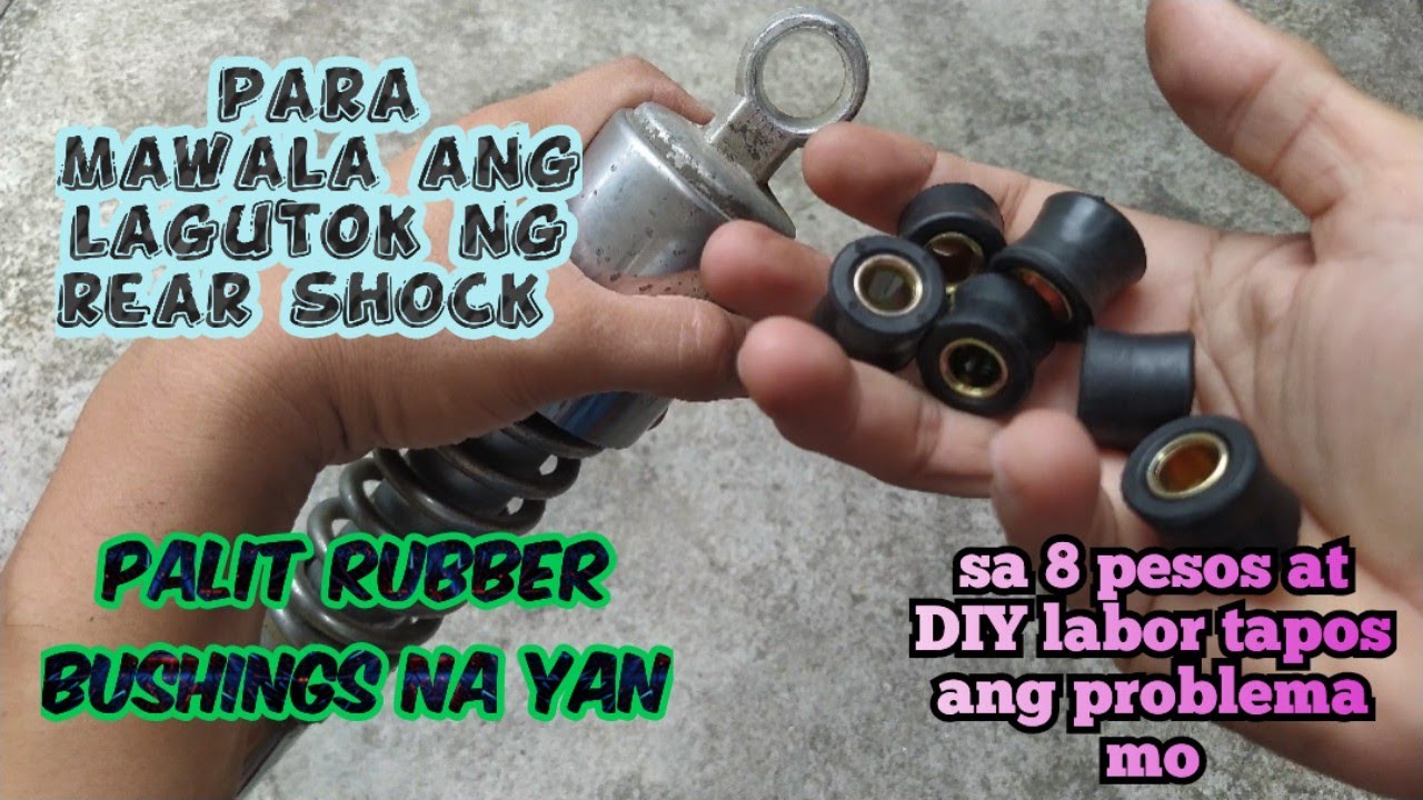 Paano mag palit ng REAR SHOCK RUBBER BUSHING (basik knowledge)