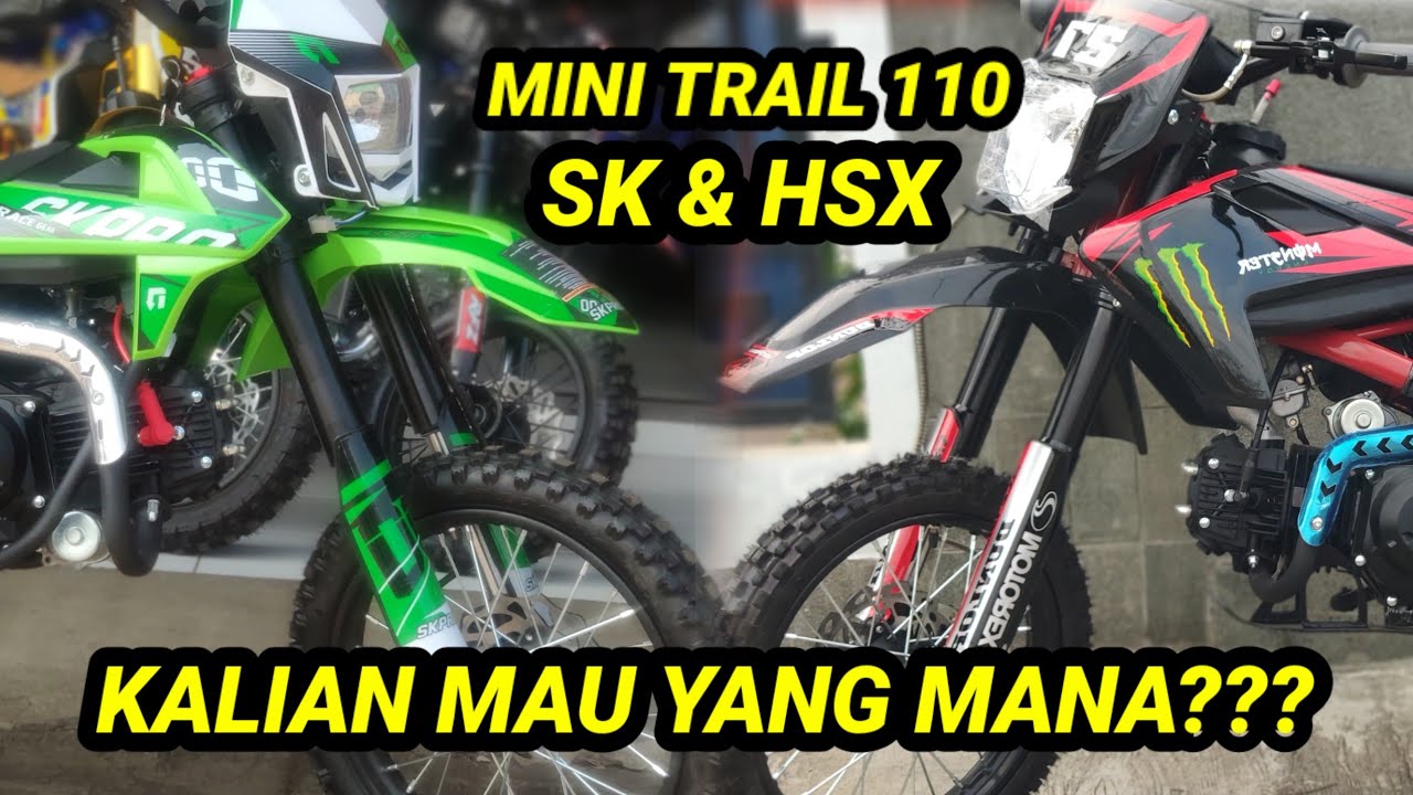 MINI TRAIL HSX и SK 110 SEMI MANUAL — какую модель вы выберете?