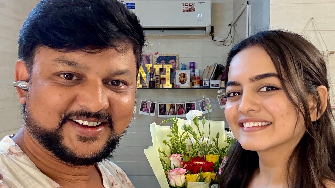 Grand birthday celebration on set  udne ki asha sailee birthday celebration 