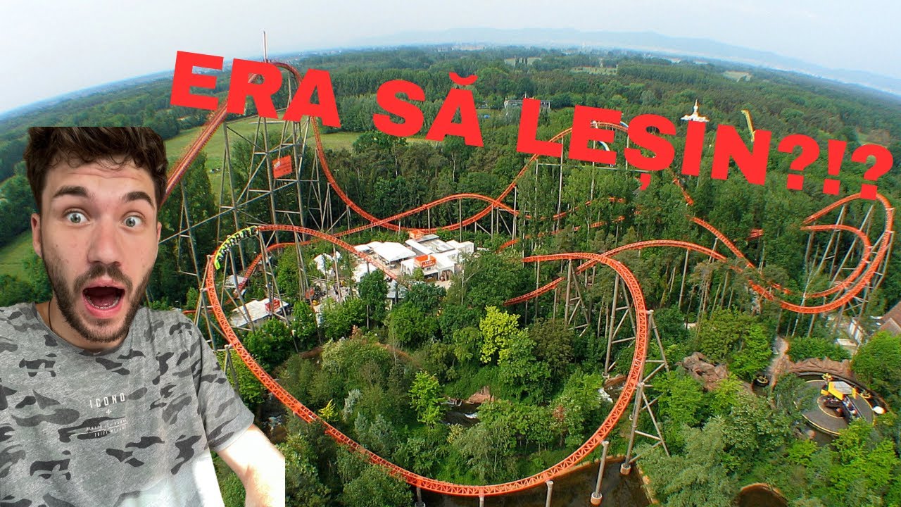 MĂ DAU &Icirc;N CEL MAI MARE ROLLER COSTER CU 120 KM/H