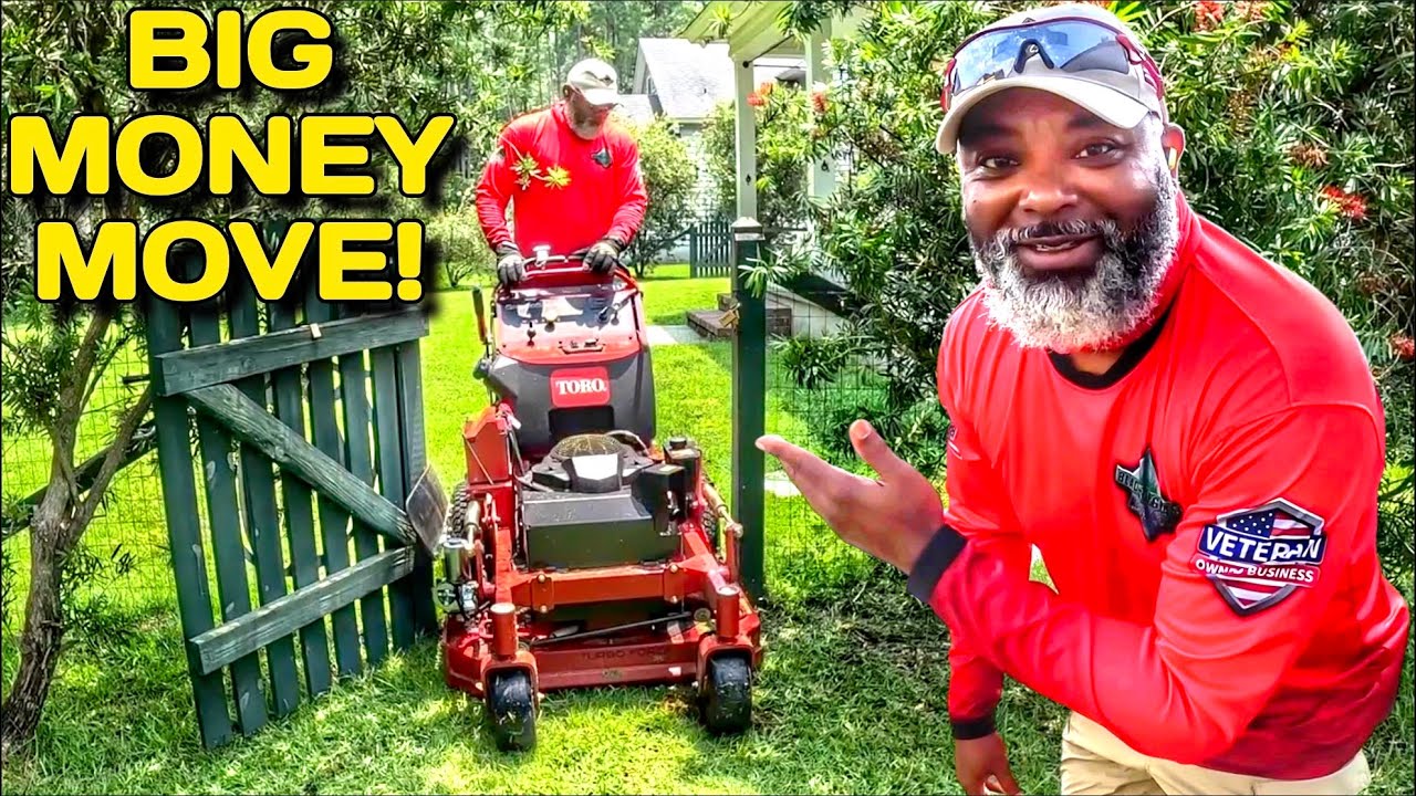 The Lazy Man's Guide to Making a Fortune in Lawn Care with a  TORO GrandStand 36
