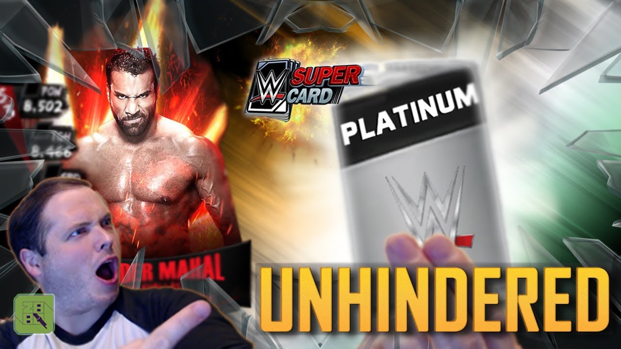 ДЖИНДЕР БЕСПРЕПЯТНО. СИЛА ПЛАТИНОВОГО НАБОРА! | Суперкарта WWE