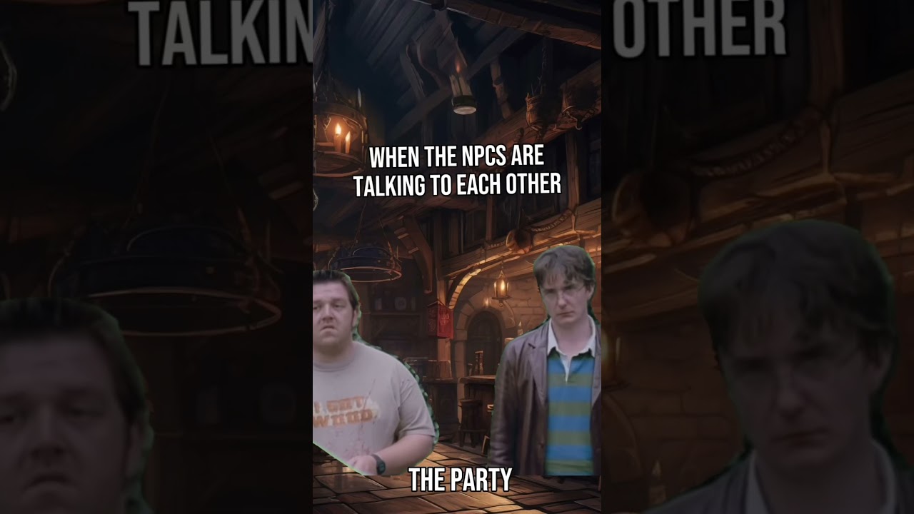 Watching the DM talk to themselves is too entertaining to interrupt #dnd #funnyshorts #ttrpgmemes