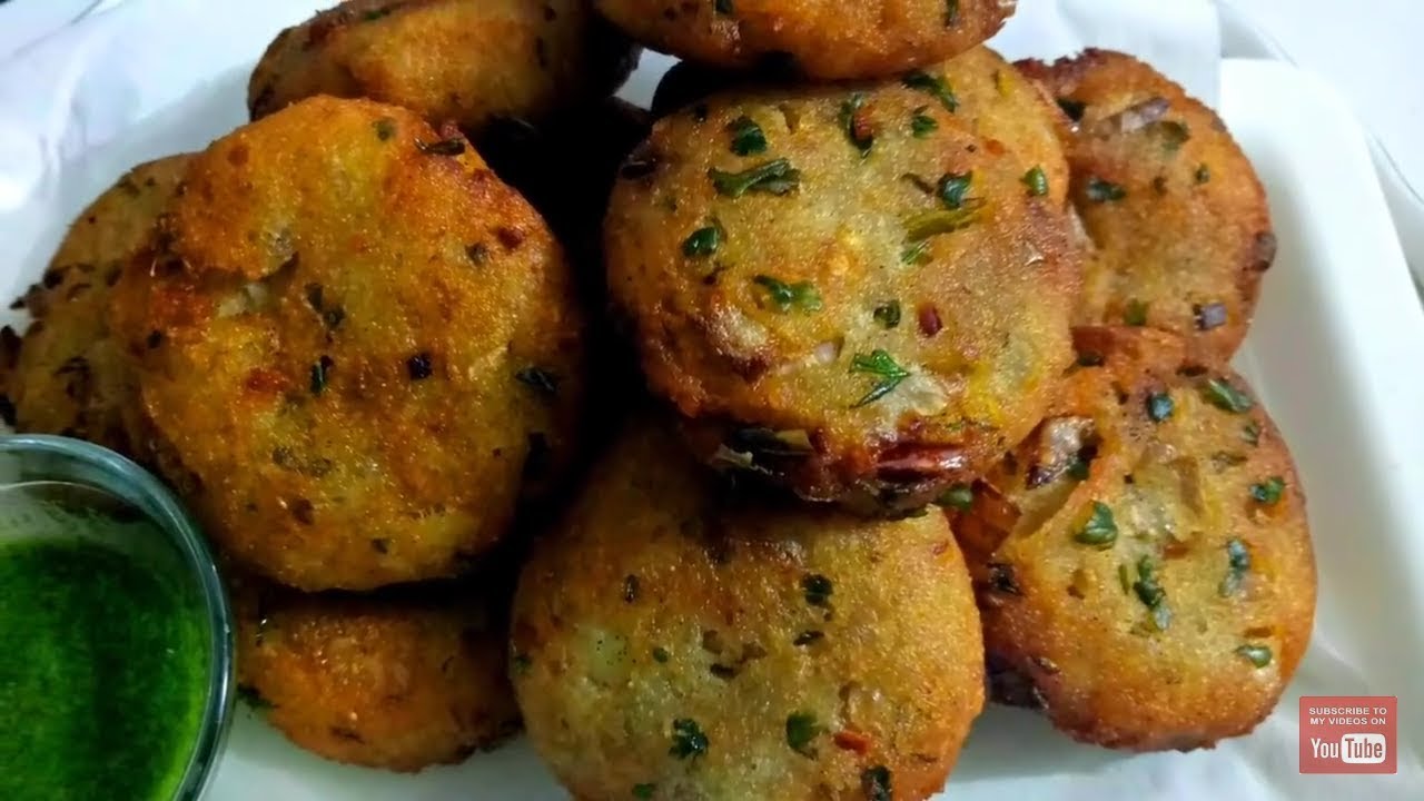 Crispy  Suji-Aloo Cutlets  | Crispy Potato Semolina Cutlets