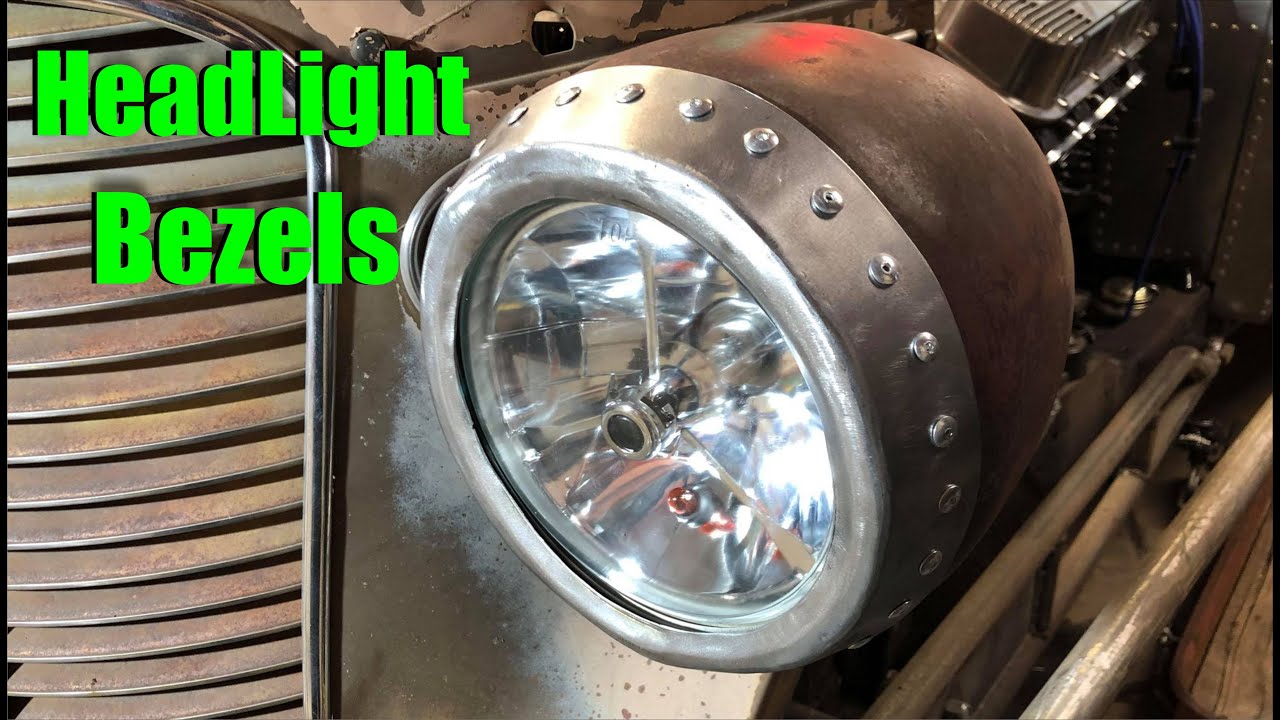 Making Headlight Bezels - 1937 Rad Rod - Update 68