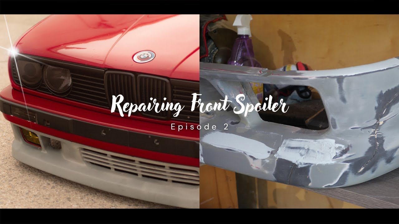 Bmw E30 Spring Update 2024: Repairing Broken Pfeba Front Spoiler (Ep 2)