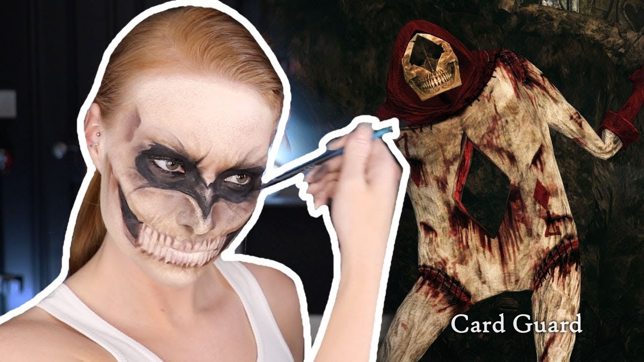 SUPER SPOOKY MAKEUP TUTORIAL | Card Guard | Alice: Madness Returns