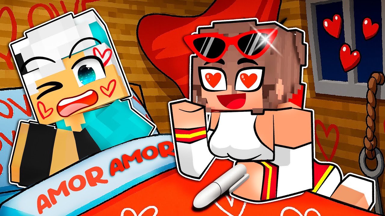 A YANDERE está LOUCAMENTE APAIXONADA por MIM no Minecraft