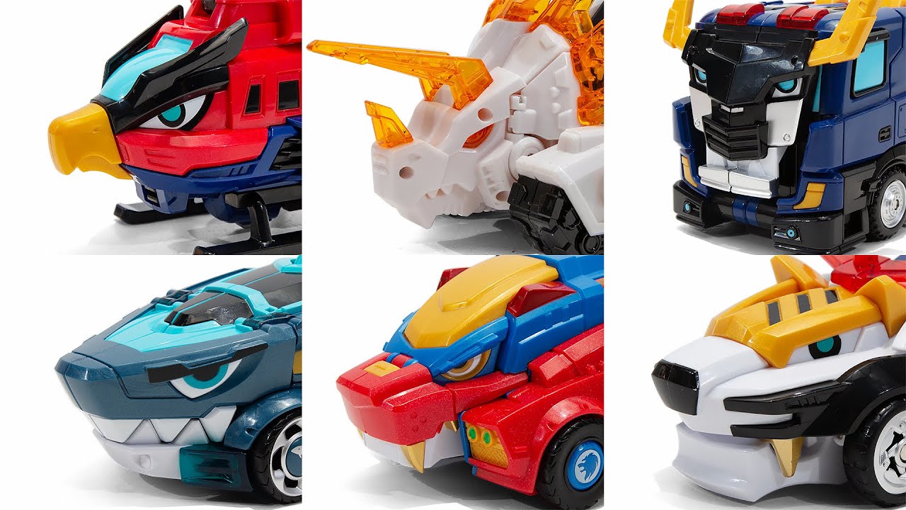 MiniForce AnimalTron SpacePolice TriCop LeoCop JawsCop Transformation