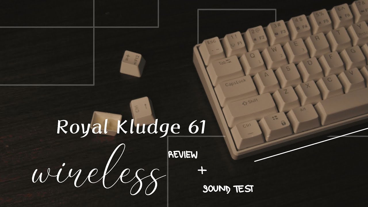 Royal Kludge RK61 mechanical keyboard In-depth review and sound test.