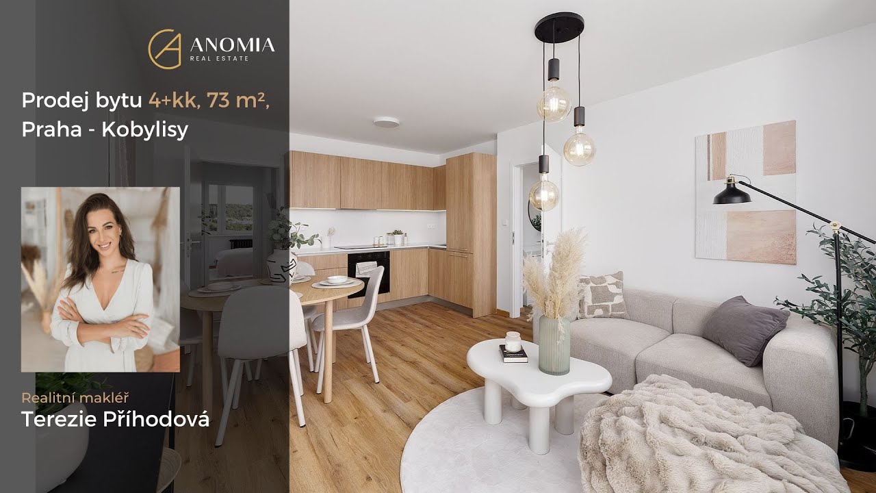 Prodej bytu 4+kk, 73 m&sup2;, Praha - Kobylisy