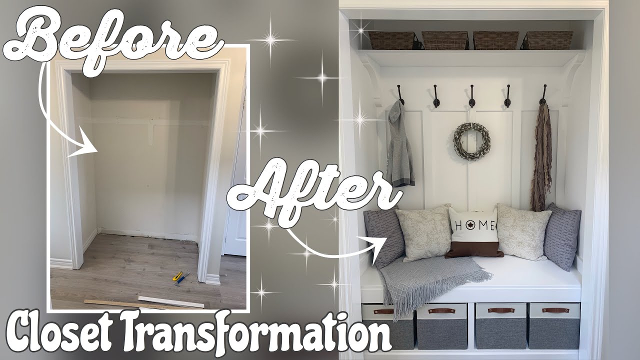 AMAZING DIY Closet Transformation! [BEFORE & AFTER]