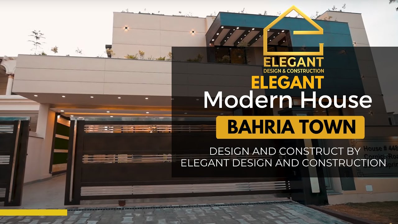 Elegant Modern designer house in Bahria town phase 7 Islamabad