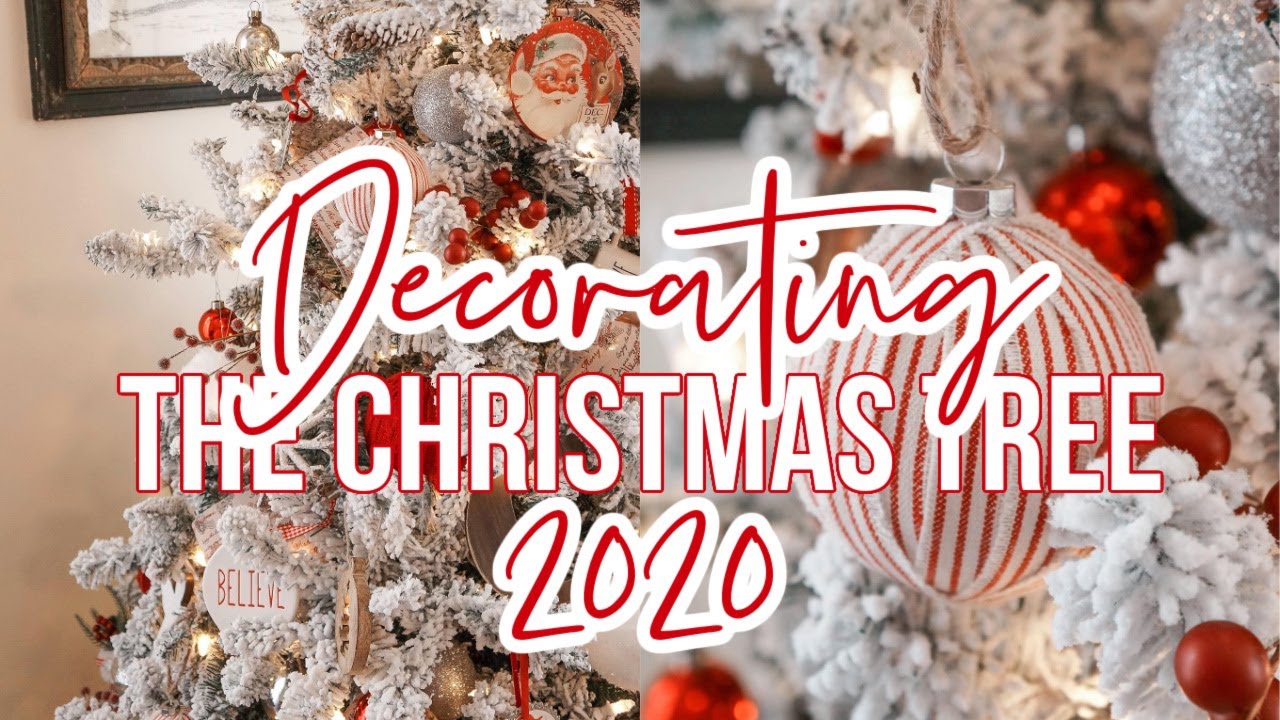 DECORATING THE CHRISTMAS TREE 2020! DECORATE WITH ME!