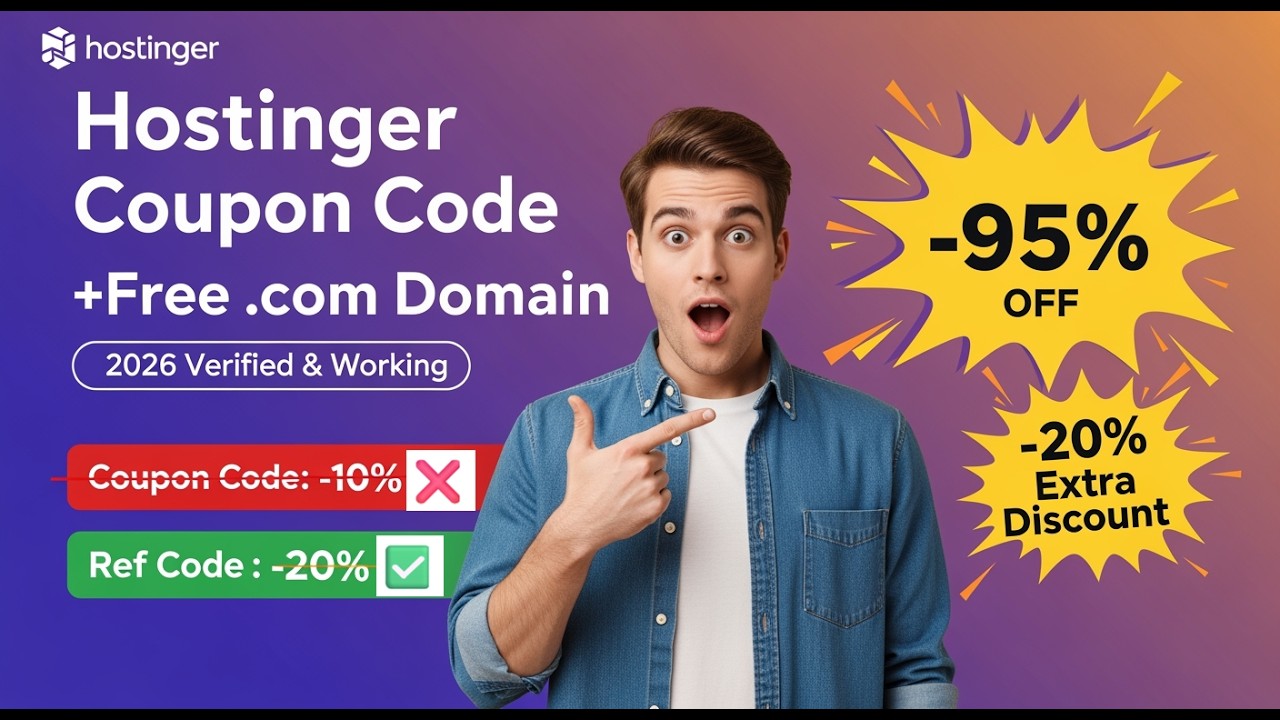 Hostinger Coupon Code 2026 (UPDATED) &ndash; Claim Your Limited Time Deal!