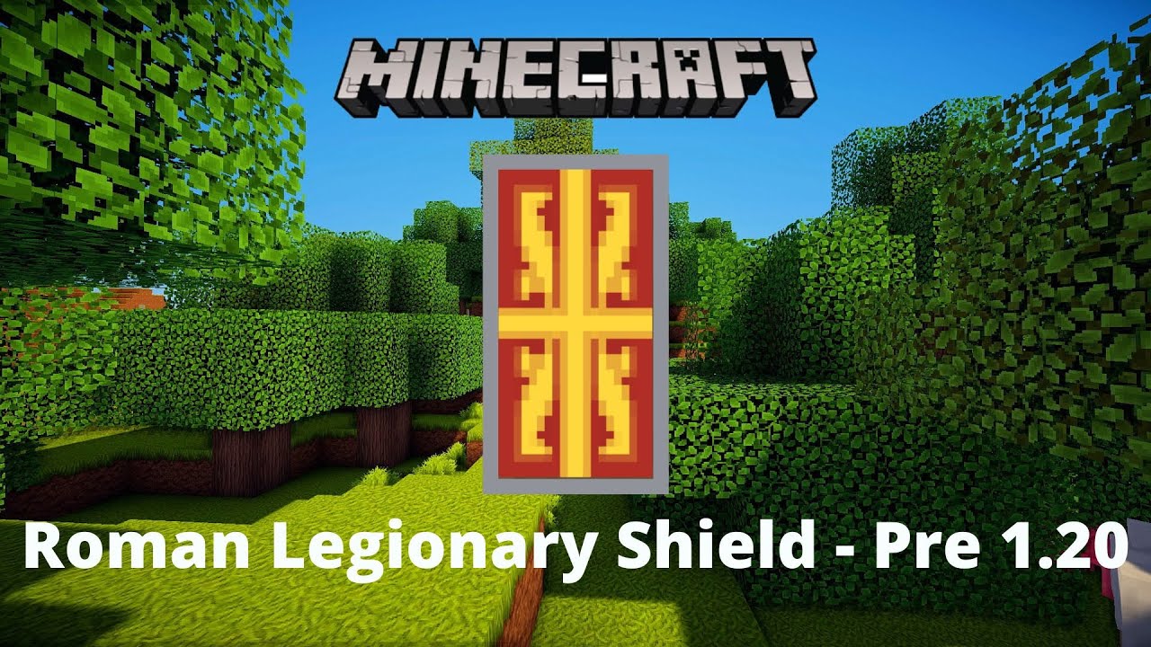 Minecraft - Roman Legionary Shield - Pre 1.20
