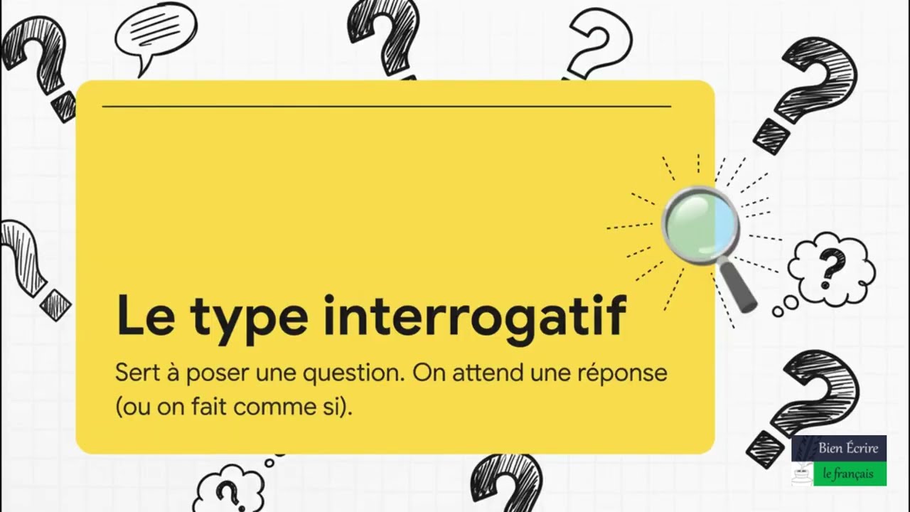 Tout savoir sur les PHRASES : TYPES et FORMES 📚 (GRAMMAIRE n°8)