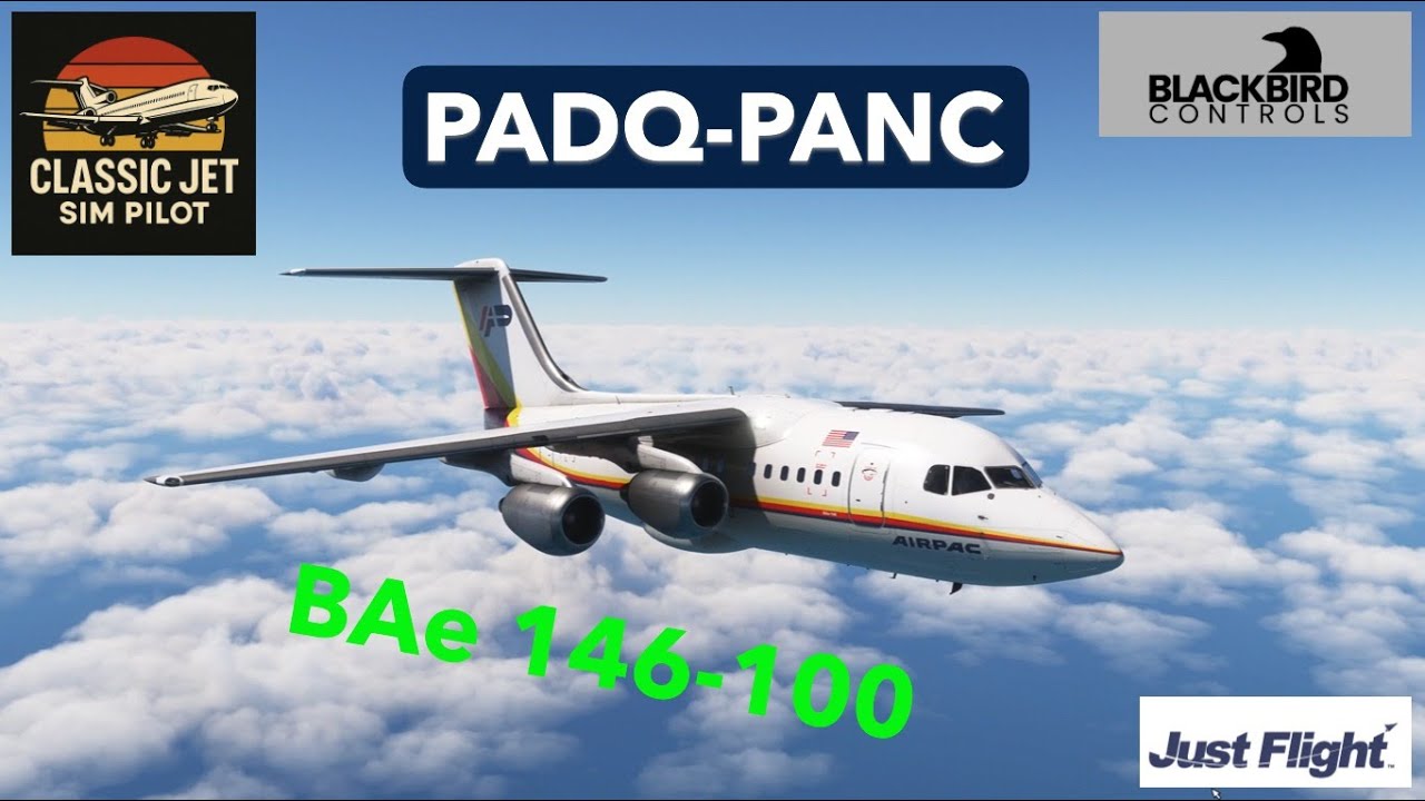 Retro Alaska Run! BAe 146 AirPac Kodiak to Anchorage | MSFS