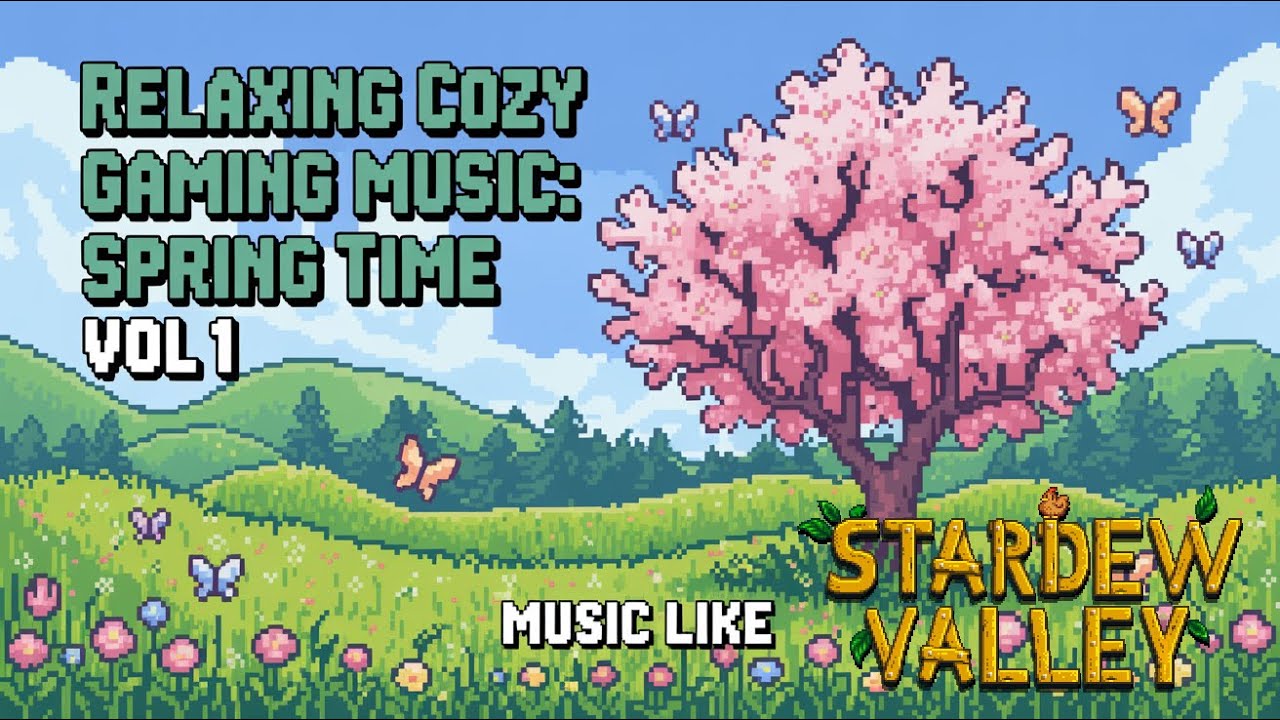 Relaxing Spring Gaming Playlist | Cozy Cottage Core Music for Farming Games & Study
